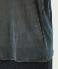 NGKAE40180 GIANNI LO GIUDICE(ジャンニ ロ ジュディチェ) [洗える・日本製]タマムシパイルフロッキーカットソー ブルー