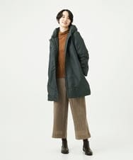 NGKAE40180 GIANNI LO GIUDICE(ジャンニ ロ ジュディチェ) [洗える・日本製]タマムシパイルフロッキーカットソー ブラウン