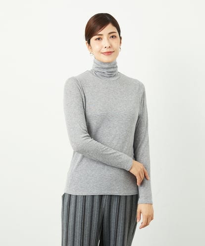 NGKAF10110 GIANNI LO GIUDICE [洗える]テンセルウールガーゼフライスカットソー