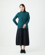 NGKAF17250 GIANNI LO GIUDICE(ジャンニ ロ ジュディチェ) [日本製]バースト水玉カットソー ブルー