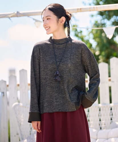 NGKAH36290 GIANNI LO GIUDICE 両面選針ジャガードプルオーバー