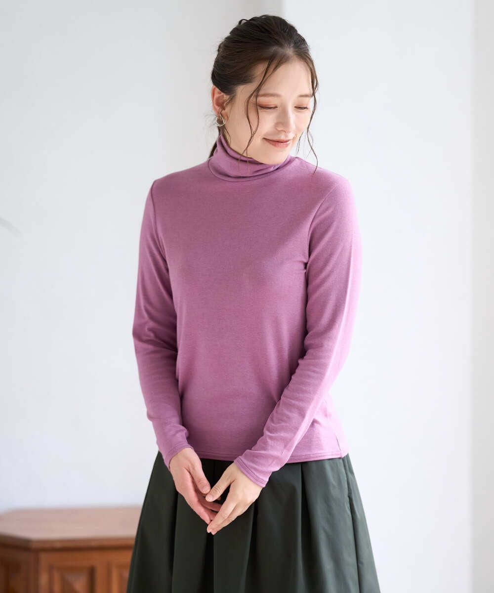 NGKAI28110 GIANNI LO GIUDICE [洗える]テンセルウールフライスカットソー