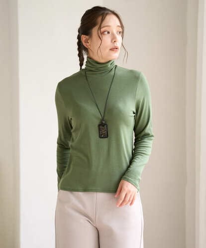 NGKAI28110 GIANNI LO GIUDICE [洗える]テンセルウールフライスカットソー