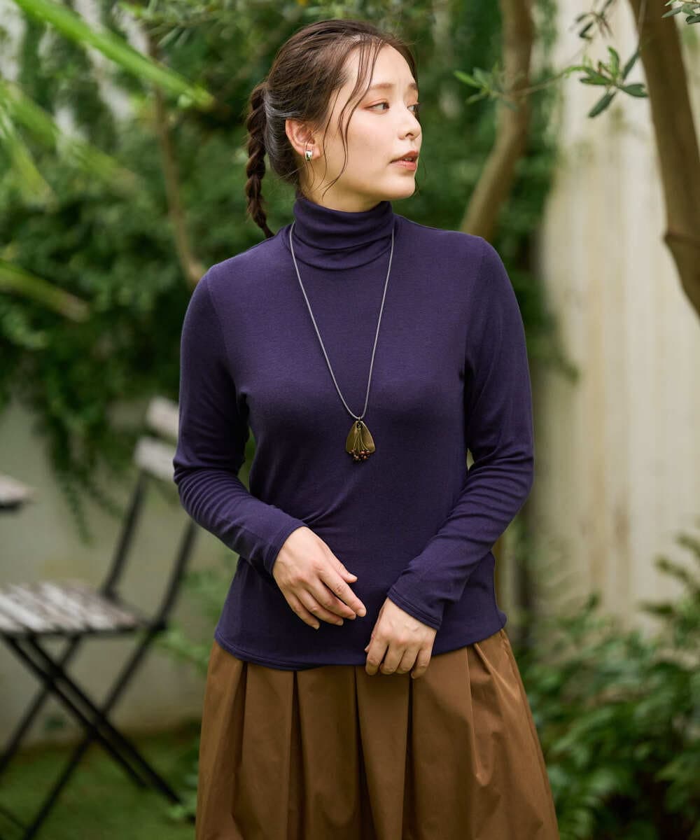NGKAI28110 GIANNI LO GIUDICE [洗える]テンセルウールフライスカットソー