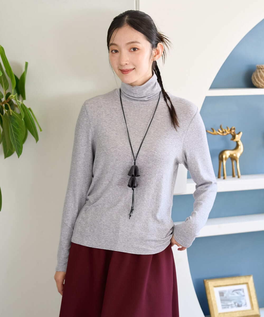 NGKAI28110 GIANNI LO GIUDICE [洗える]テンセルウールフライスカットソー