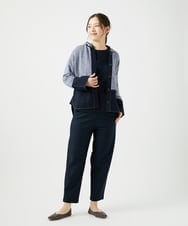 NGKED03200 GIANNI LO GIUDICE(ジャンニ ロ ジュディチェ) [洗える・日本製]ロゴカットソー ネイビー