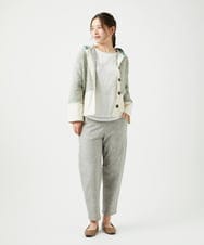 NGKED03200 GIANNI LO GIUDICE(ジャンニ ロ ジュディチェ) [洗える・日本製]ロゴカットソー ホワイト