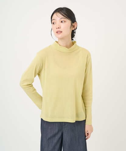 NGKGD13120  [洗える・日本製]コットンチュールカットソー