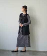NGKGD30190 GIANNI LO GIUDICE(ジャンニ ロ ジュディチェ) [洗える・日本製]カールマイヤーチェックカットソー ブラック