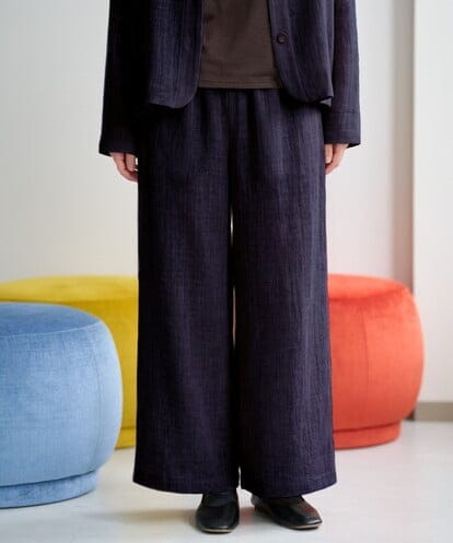 NGLAH46270 GIANNI LO GIUDICE ウールリファインガーゼパンツ