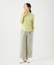 NGLEF17300 GIANNI LO GIUDICE(ジャンニ ロ ジュディチェ) 綿麻ヘリンボンパンツ ベージュ