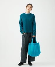 NGLEF17300 GIANNI LO GIUDICE(ジャンニ ロ ジュディチェ) 綿麻ヘリンボンパンツ ブラック