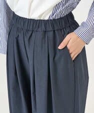 NGLGD33230 GIANNI LO GIUDICE(ジャンニ ロ ジュディチェ) [洗える]ポリエステルコットングログランパンツ ネイビー