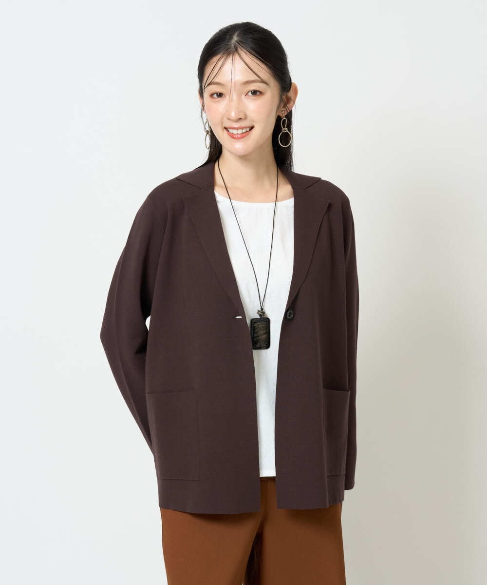 NGSJD11390 GIANNI LO GIUDICE [洗える]ヴィスコースナイロンミラノテーラージャケット