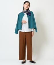 NGSJD12290 GIANNI LO GIUDICE(ジャンニ ロ ジュディチェ) [洗える]ヴィスコースナイロンミラノカーディガン ブラウン