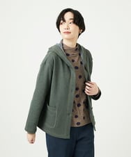 NGTAE20270 GIANNI LO GIUDICE(ジャンニ ロ ジュディチェ) [洗える]ライクボンバーヒートパーカー グリーン