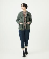 NGTAE20270 GIANNI LO GIUDICE(ジャンニ ロ ジュディチェ) [洗える]ライクボンバーヒートパーカー グリーン