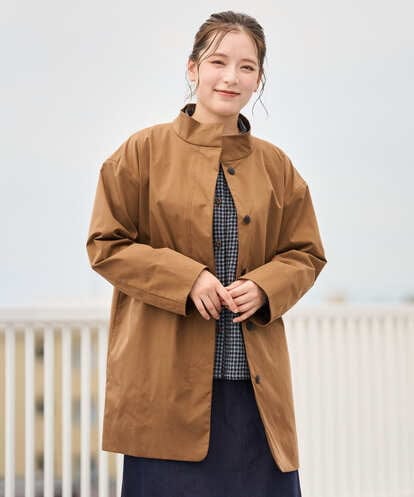 NGUAG20490 GIANNI LO GIUDICE [洗える]LIMONTAスタンドカラーハイマルチタフタ