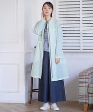 NGUGF37450 GIANNI LO GIUDICE(ジャンニ ロ ジュディチェ) [洗える]ナイロンストレッチタフタコート ネイビー