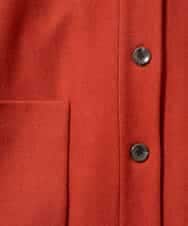 NGVAE32590 GIANNI LO GIUDICE(ジャンニ ロ ジュディチェ) ウールモッサフーディーコート レッド