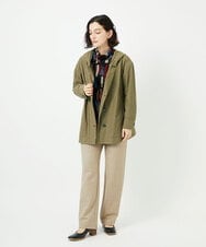 NHDAD01490 GIANNI LO GIUDICE(小さいサイズ)(メゾン ドゥ サンク) コットンタイプライターフーディージャケット ベージュ
