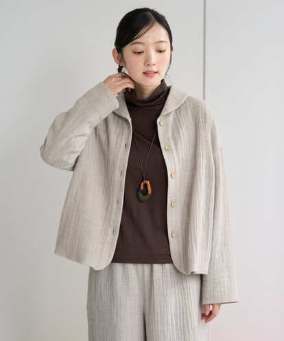 NHDAH46390 GIANNI LO GIUDICE(小さいサイズ) [セットアップ対応]ウールリファインガーゼジャケット