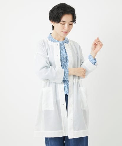 NHDGC83330 GIANNI LO GIUDICE(小さいサイズ) メッシュシアーチュニック丈羽織