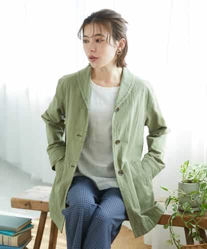 NHDGF26360 GIANNI LO GIUDICE(小さいサイズ) [セットアップ対応]コットンナチュラルワッシャージャケット