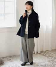NHFAI87360 GIANNI LO GIUDICE(小さいサイズ)(メゾン ドゥ サンク) カシミヤハイネックニット ブラック