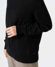 NHFAI87360 GIANNI LO GIUDICE(小さいサイズ)(メゾン ドゥ サンク) カシミヤハイネックニット ブラック