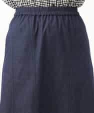 NHHJD14300 GIANNI LO GIUDICE(小さいサイズ)(メゾン ドゥ サンク) [セットアップ対応]デニムライクシャンブレースカート ネイビー