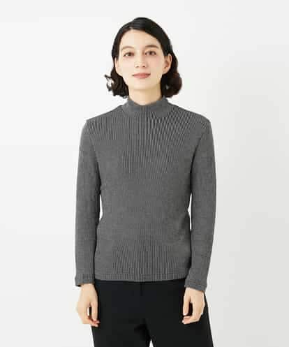 NHKAF86090 GIANNI LO GIUDICE(小さいサイズ) エアーコットンストライプ柄ハイネックカットソー