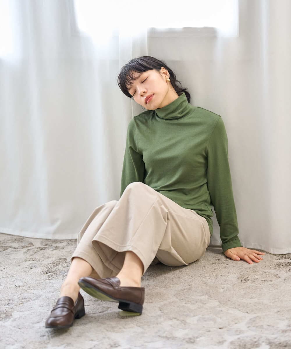 NHKAI28110 GIANNI LO GIUDICE(小さいサイズ)(メゾン ドゥ サンク) テンセルウールフライスカットソー グレー