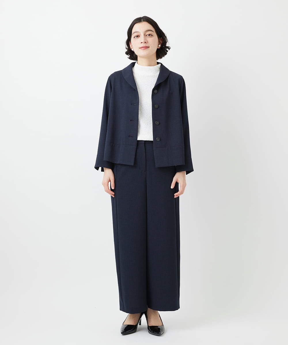 NHKGF80180 GIANNI LO GIUDICE(小さいサイズ)(メゾン ドゥ サンク) メッシュレースハイネックプルオーバー アイボリー