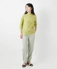NHKHF91150 GIANNI LO GIUDICE(小さいサイズ)(メゾン ドゥ サンク) ドット柄ボトルネックカットソー グリーン