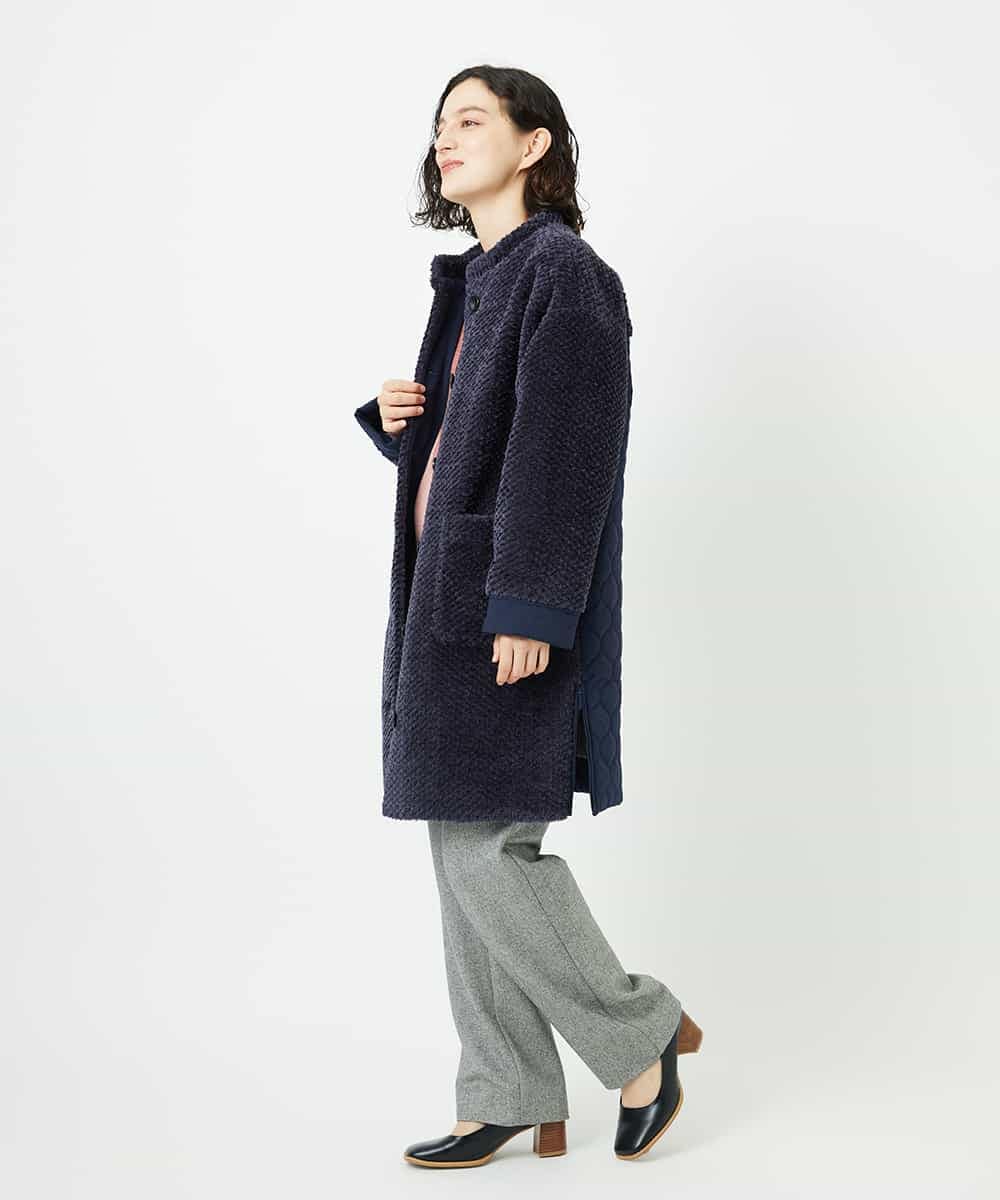 NHLAF85200 GIANNI LO GIUDICE(小さいサイズ)(メゾン ドゥ サンク) [4サイズ展開]ウォッシャブルツイードストレートパンツ ライトグレー