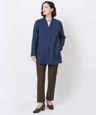 NHLAF87180 GIANNI LO GIUDICE(小さいサイズ)(メゾン ドゥ サンク) デニムプリントハイテンションストレッチパンツ ライトグレー