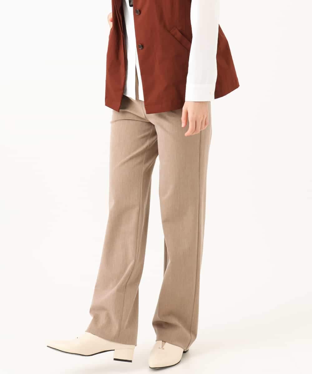 NHLAI85180 GIANNI LO GIUDICE(小さいサイズ)(メゾン ドゥ サンク) [新色追加]アウトファーストストレートパンツ ベージュ