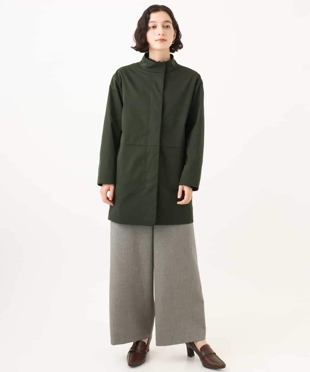NHLAI89210 GIANNI LO GIUDICE(小さいサイズ)(メゾン ドゥ サンク) [セットアップ対応]チェック柄ワイドストレートパンツ グレー