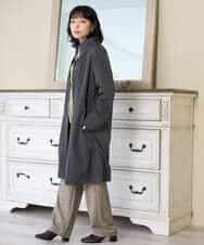NHLAI91200 GIANNI LO GIUDICE(小さいサイズ)(メゾン ドゥ サンク) ヘリンボーンストレートパンツ ベージュ