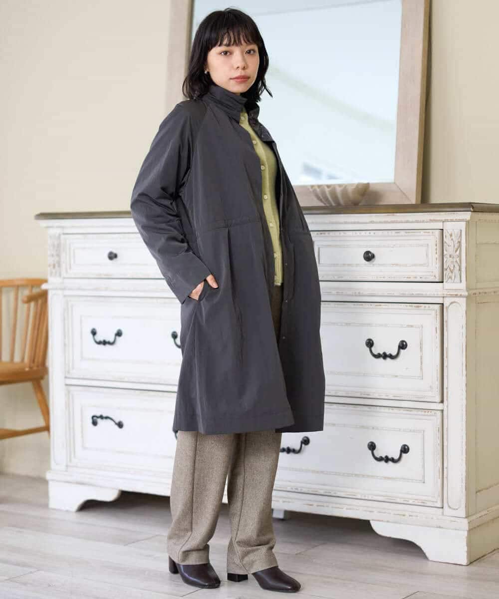 NHLAI91200 GIANNI LO GIUDICE(小さいサイズ)(メゾン ドゥ サンク) ヘリンボーンストレートパンツ ベージュ