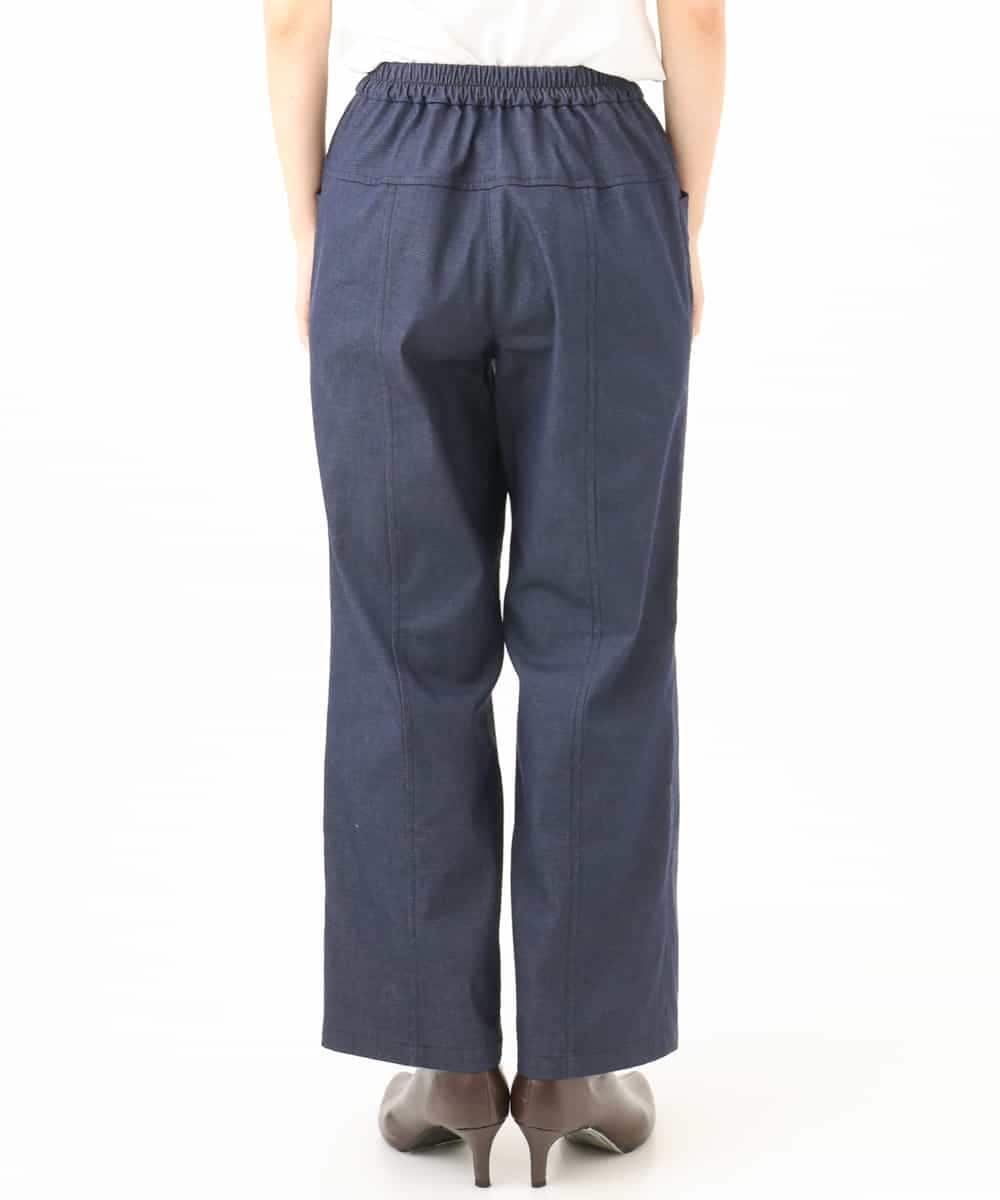 NHLJD14300 GIANNI LO GIUDICE(小さいサイズ)(メゾン ドゥ サンク) [セットアップ対応]デニムライクシャンブレーパンツ ネイビー