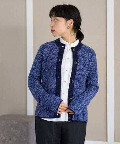 NHSAH41270 GIANNI LO GIUDICE(小さいサイズ) ミックスヤーンカーディガン