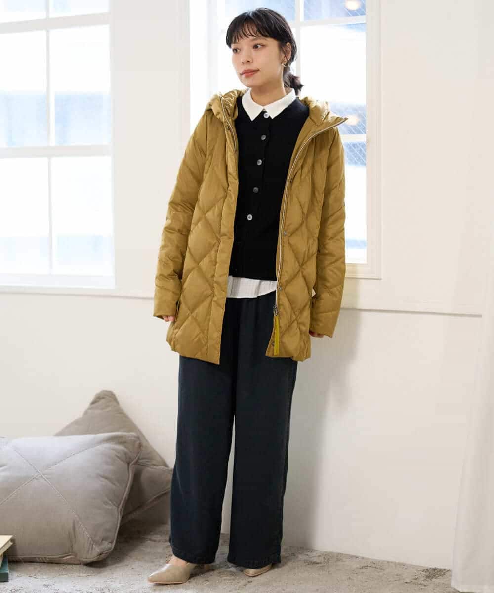 NHSAI87390 GIANNI LO GIUDICE(小さいサイズ)(メゾン ドゥ サンク) カシミヤクルーネックカーディガン ブルー