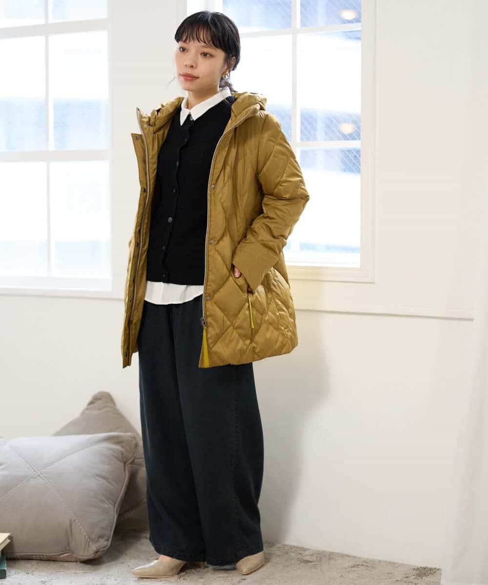 NHSAI87390 GIANNI LO GIUDICE(小さいサイズ)(メゾン ドゥ サンク) カシミヤクルーネックカーディガン ブルー