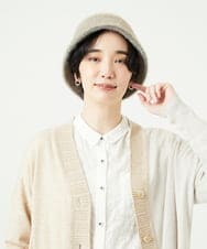 NK7AE10160 GIANNI LO GIUDICE(ジャンニ ロ ジュディチェ) グラデシャギークロッシェハット ピンク