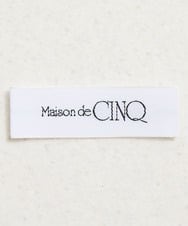 NSDAF80290 Maison de CINQ(メゾン ドゥ サンク) 中綿シャツライク羽織 カーキ