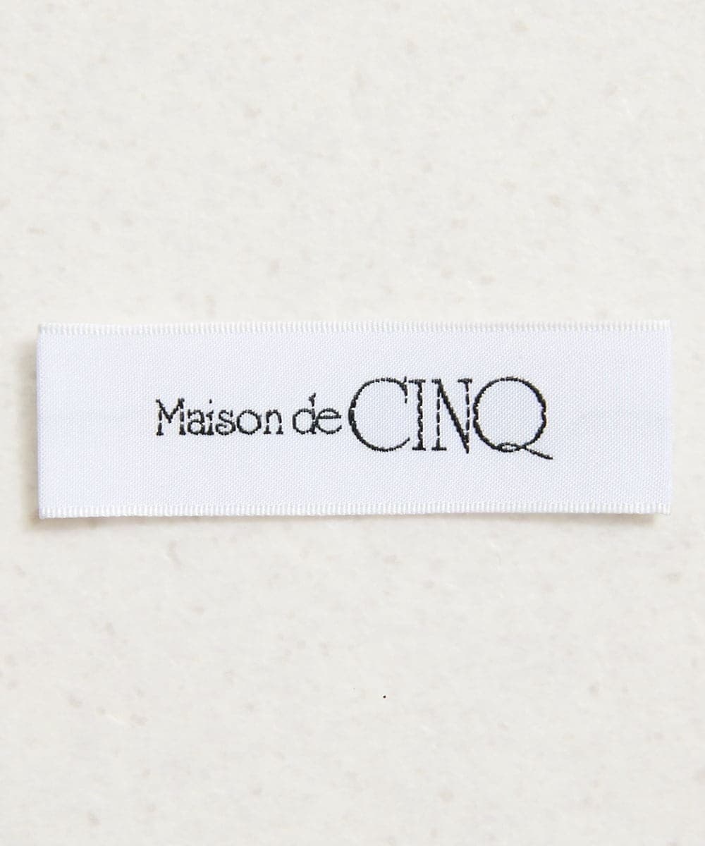 NSDAF80290 Maison de CINQ(メゾン ドゥ サンク) 中綿シャツライク羽織 カーキ