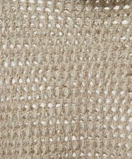 NSFAF81230 Maison de CINQ(メゾン ドゥ サンク) 透かし編みショート丈ハイネックニット ブラック