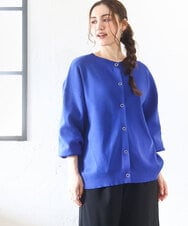 OLCAD10099 eur3(エウルキューブ) 【大きいサイズ】2WAYカーディガン ブルー(55)